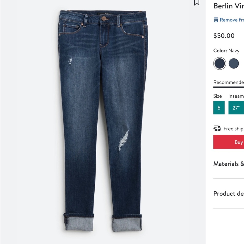 1822 DENIM
Berlin Vintage Skinny Jean